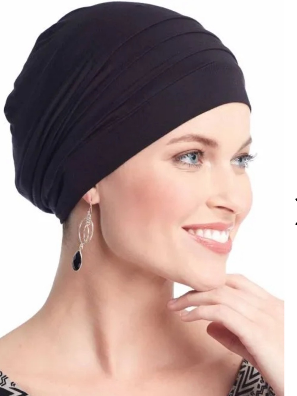 NWT CARDANI Headwear Women's Mod Slouchy Snood Black